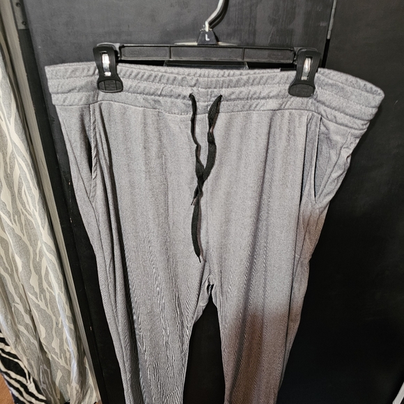 🆕️‼️NWT Womens Size 2X Gray Striped HL Joggers - Picture 2 of 11